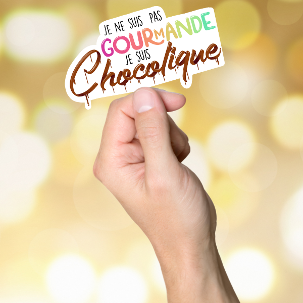 Sticker Chocolique main